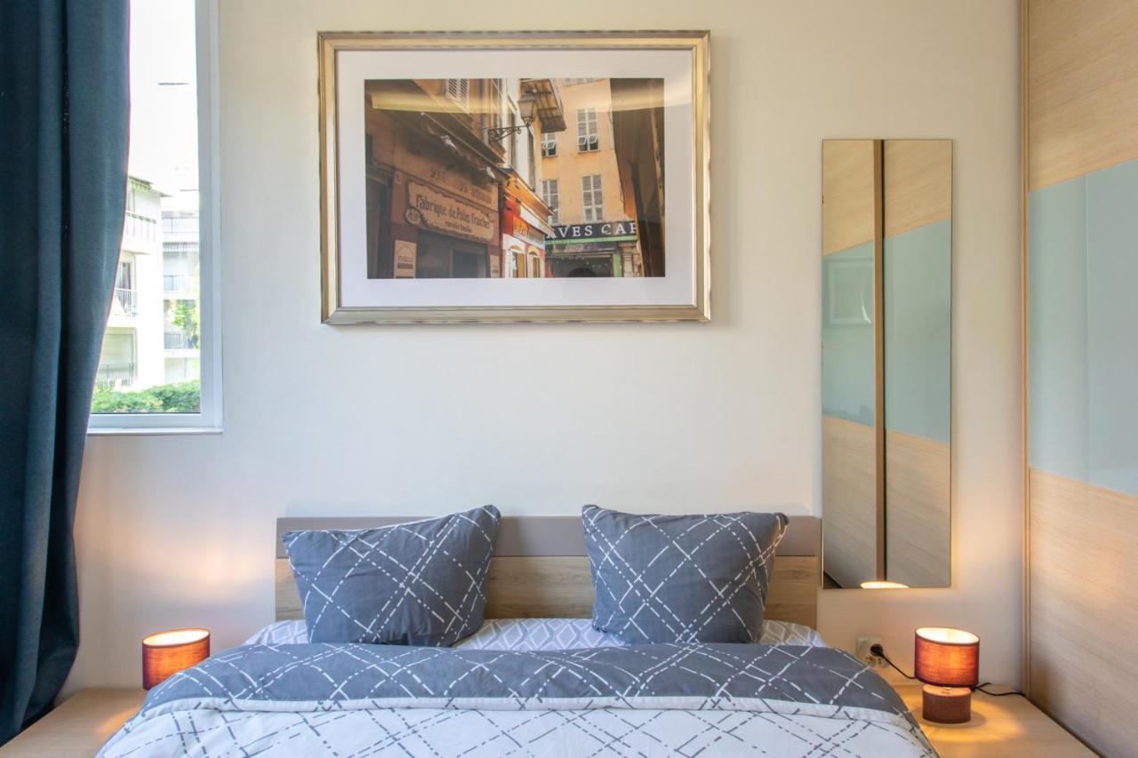 Boutique Apartment La Lavande Free Parking 10 Min Walk Nice Luaran gambar