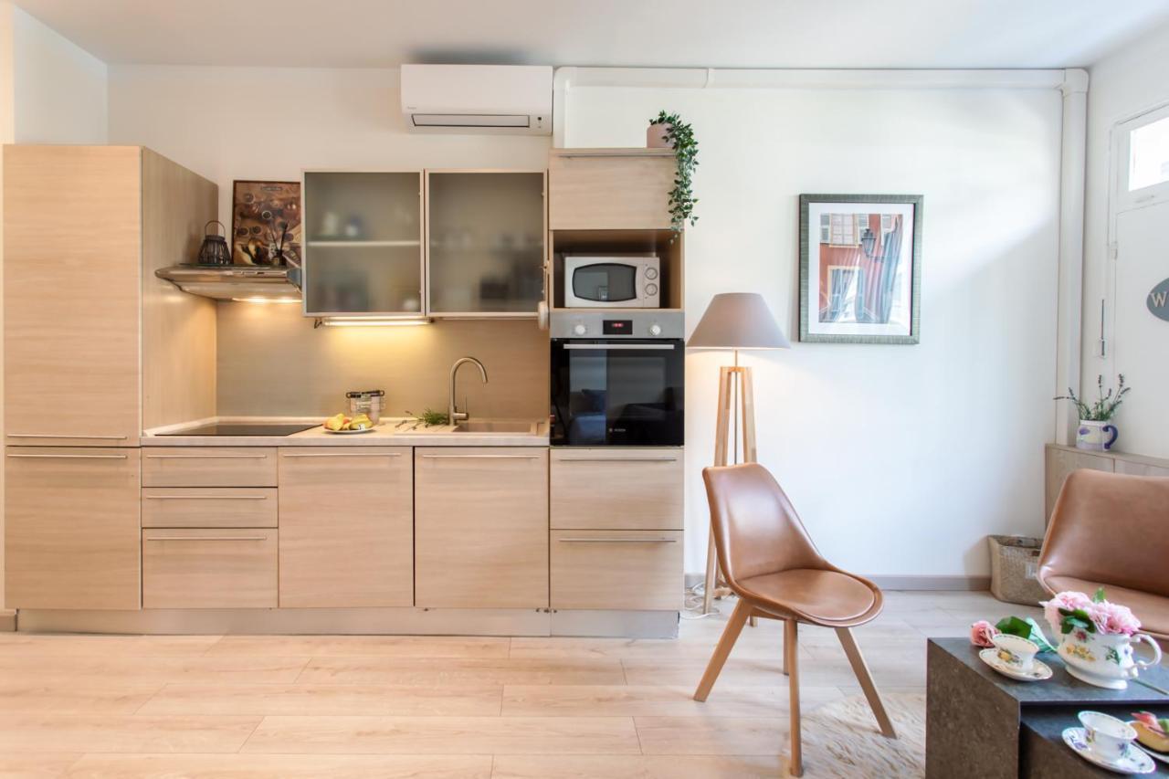 Boutique Apartment La Lavande Free Parking 10 Min Walk Nice Luaran gambar