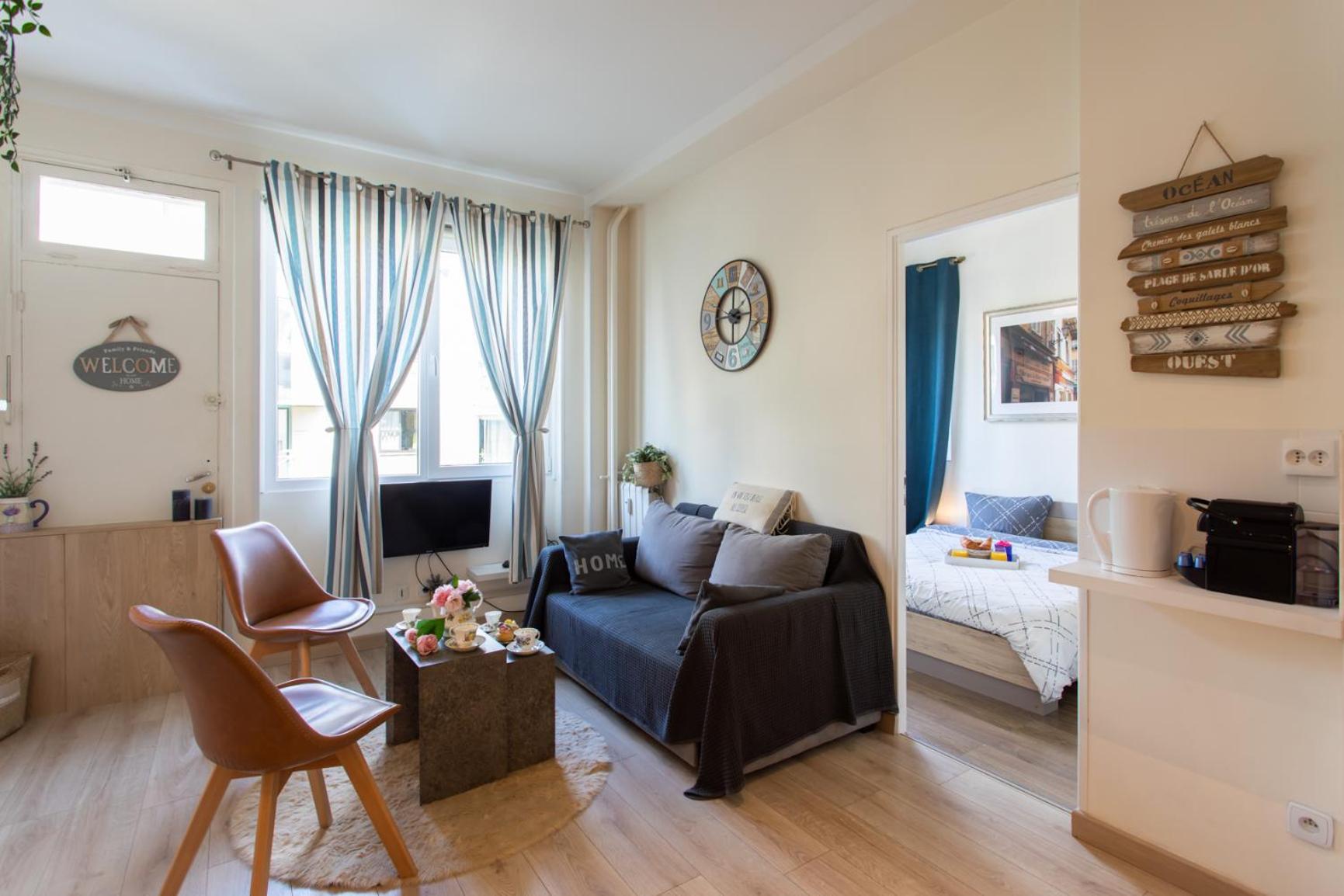 Boutique Apartment La Lavande Free Parking 10 Min Walk Nice Luaran gambar