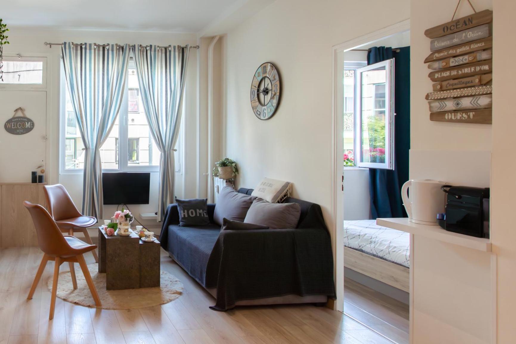 Boutique Apartment La Lavande Free Parking 10 Min Walk Nice Luaran gambar